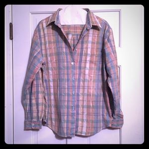 Pretty feminine plaid blouse many colors